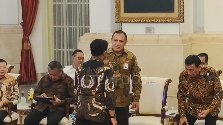 Saat Syahrul Yasin Limpo Dekati Ketua KPK dan Jaksa Agung Jelang Rapat di Istana